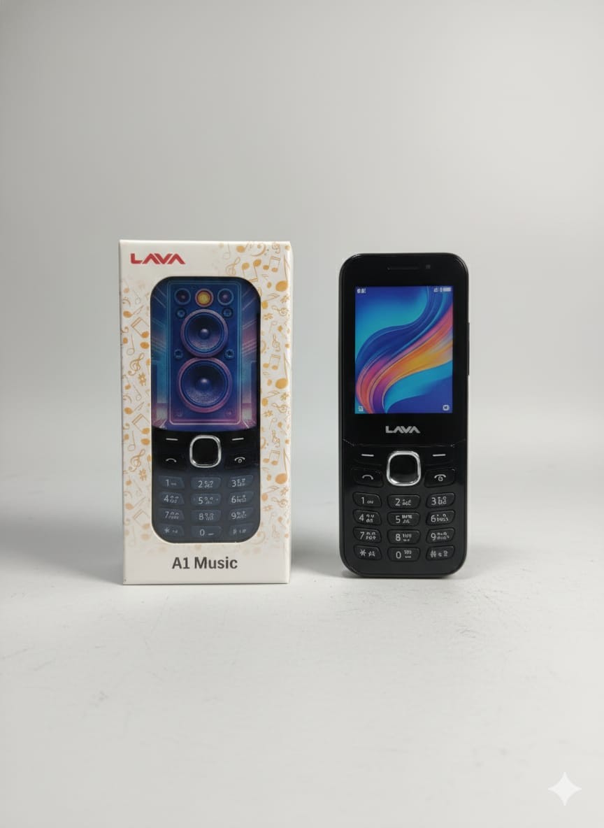 Lava A1 Music Dual SIM Feature Phone with Powerful Speaker